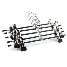 선우랜드 치마바지걸이, 블랙, 10개입