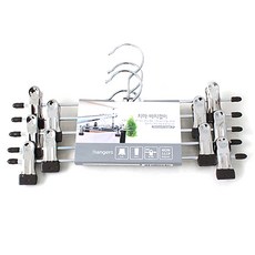 선우랜드 치마바지걸이, 브라운, 10개입