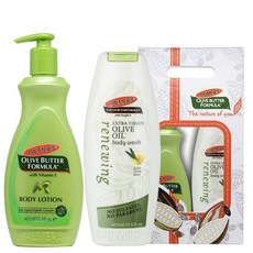 팔머즈 올리브 오일 바디로션 400ml + 바디워시 400ml 선물세트, 1개