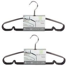 sunwooland 防滑衣架, 棕色的, 10片