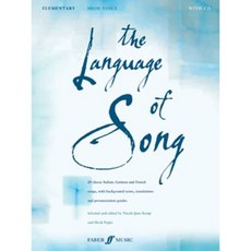 The Language of Song -- Elementary: High Voice Book & CD Paperback, Faber & Faber
