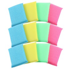Sunwooland 潔亮彩色海綿菜瓜布 90 x 130 mm, 1入, 12個
