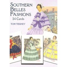 Southern Belles Fashions: 24 Cards Paperback, Dover Publications