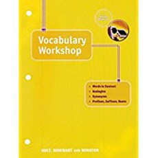 Holt Traditions Vocabulary Workshop: Vocab Workshop Grade 11 Paperback, Holt McDougal