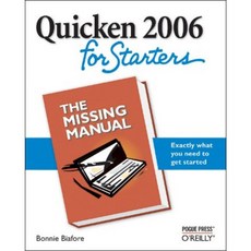 Quicken 2006 for Starters: The Missing Manual Paperback, Pogue Press