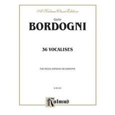 Thirty-Six Vocalises in Modern Style (Spicker): Mezzo Soprano or Baritone Paperback, Alfred Music