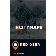 加拿大紅鹿市城市地圖平裝本, Createspace獨立發布平台