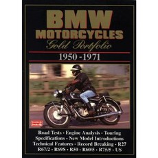 BMW Motorcycles 1950-71 Gold Portfolio Paperback, Brooklands Books