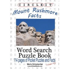 Circle It 拉什莫爾山事實袖珍大小單字搜尋益智書平裝本, 洛瑞全球媒體股份有限公司