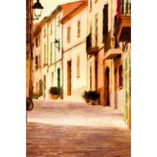 A Street in Alcudia - Blank Notebook: 101 Pages 6 X 9 Journal Soft Cover Paperback, Createspace Independent Publishing Platform