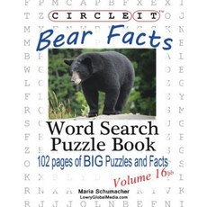 Circle It Bear Facts Volume 16bb Word Search Puzzle Book Paperback, Lowry Global Media LLC