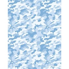 Camo Notebook: Cerulean Blue Camouflage 144 Pages Paperback, Createspace Independent Publishing Platform