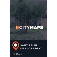 西班牙 Sant Feliu de Llobregat 城市地圖平裝本, Createspace獨立發布平台