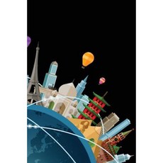 Around the World Journal: Blank Notebook Diary Log Paperback, Createspace Independent Publishing Platform