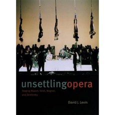 Unsettling Opera: Staging Mozart Verdi Wagner and Zemlinsky Hardcover, University of Chicago Press