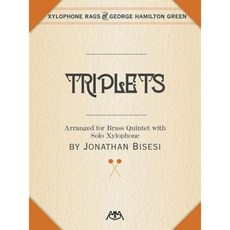 Triplets: Brass Quintet with Xylophone Solo Paperback, Meredith Music Publications