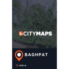 印度巴格帕特城市地圖平裝本, Createspace獨立發布平台