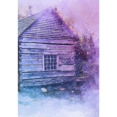 Log Cabin Notebook: 6.69" X 9.61" 150 Lined Pages Durable Glossy Softcover Paperback, Createspace Independent Publishing Platform