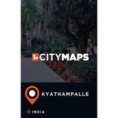 印度 Kyathampalle 城市地圖平裝本, Createspace獨立發布平台