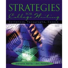 Strategies for College Writing: Sentences Paragraphs Essays Paperback, Longman Publishing Group