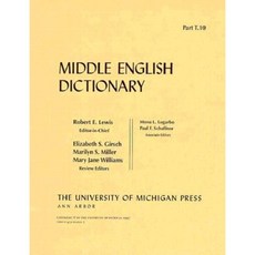 Middle English Dictionary: T.10 Paperback, University of Michigan Press