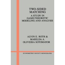 Two-Sided Matching: A Study in Game-Theoretic Modeling and Analysis Paperback, Cambridge University Press