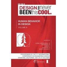 Proceedings of Iced'09 Volume 9 Human Behaviour in Design Paperback, Design Society