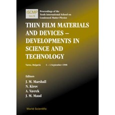 Thin Film Materials and Devices - Developments in Science and Technology Hardcover, World Scientific Publishing Company
