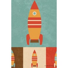 Journal Your Life's Journey: Cute Toy Rocket Lined Journal 6 X 9 100 Pages Paperback, Createspace Independent Publishing Platform