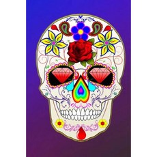 Diamond Sugar Skull Journal: 160 Page Lined Journal/Notebook Paperback, Createspace Independent Publishing Platform