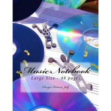 Music Notebook Large Size 48 Pages: Original Design Type 6 Paperback, Createspace Independent Publishing Platform