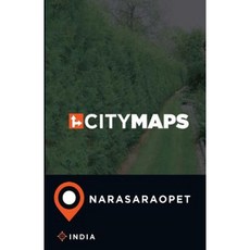 印度納拉薩拉佩特城市地圖平裝本, Createspace獨立發布平台