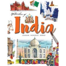 Watercolors of India Paperback, Createspace Independent Publishing Platform