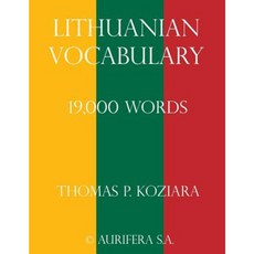 Lithuanian Vocabulary Paperback, Createspace