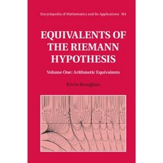 Equivalents of the Riemann Hypothesis: Volume 1 Arithmetic Equivalents Hardcover, Cambridge University Press