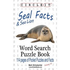 Circle It Seal and Sea Lion Facts Word Search Puzzle Book Paperback, Lowry Global Media LLC