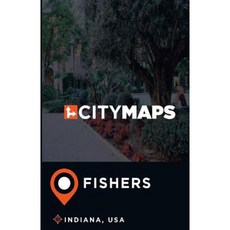 美國印第安納州漁民城市地圖平裝本, Createspace獨立發布平台