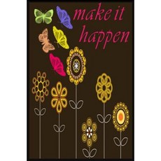 Make It Happen ( Bullet Journal Notebook ) Paperback, Createspace Independent Publishing Platform