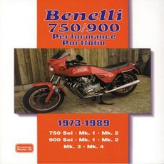 Benelli 750/900 1973-1989 Performance Portfolio Paperback, Brooklands Books