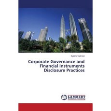 Corporate Governance and Financial Instruments Disclosure Practices Paperback, LAP Lambert Academic Publishing