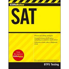 CliffsNotes SAT Paperback, Cliffs Notes
