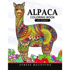 Alpaca Coloring Book: Animal Adults Coloring Book Paperback, Createspace Independent Publishing Platform