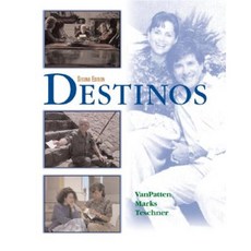 McDougal Littell Destinos: Destinos Student Edition W/Listening Comprehension Audio CD Grades 9-12 2002 Hardcover, McGraw-Hill Education