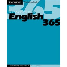 English 365 Teacher's Book 3 Paperback, Cambridge University Press