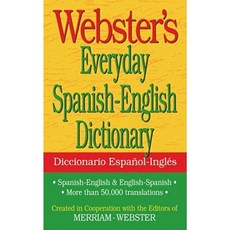 Webster's Everyday Spanish-English Dictionary Mass Market Paperbound, Federal Street Press
