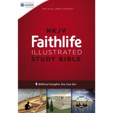 NKJV Faithlife Illustrated Study Bible Hardcover Red Letter Edition: Biblical Insights You Can See Hardcover, Zondervan