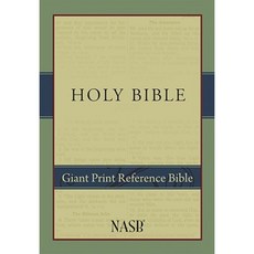 Giant Print Reference Bible-NASB Hardcover, Foundation Publications