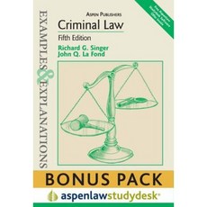 Examples & Explanations: Criminal Law 5th Ed. (Print + eBook Bonus Pack) Paperback, Aspen Publishers