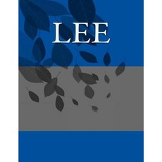Lee: Personalized Journals - Write in Books - Blank Books You Can Write in Paperback, Createspace Independent Publishing Platform