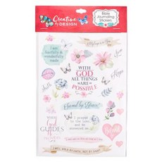 Creative by Design Sticker Sheets Novelty, Christian Art Gifts